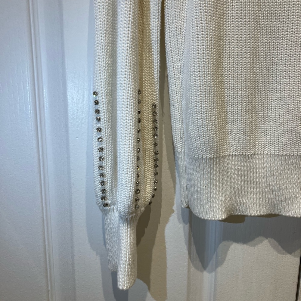 Laura Pearl & Rhinestone Detail Sweater - Picture 12 of 13